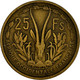 Monnaie, French West Africa, 25 Francs, 1956, TB+, Aluminum-Bronze, KM:7 - Costa D'Avorio