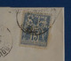 AH7 FRANCE  BELLE LETTRE 1893 PERFORé STL  +15 C+++ BORDEAUX POUR OLORON  + PERFIN + AFFRANCH. INTERESSANT - Autres & Non Classés