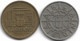 Monnaie France Sarre 2 Pieces 100 Franken 1955 Et 20 Franken 1954  Plat 3 N0104 - Other & Unclassified