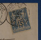 AH7 FRANCE BELLE LETTRE 1895 PERFORé VB +15C SAGE+ BAR LE DUC POUR OLORON + PERFIN + AFFRANCH. PLAISANT - Other & Unclassified