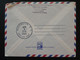 Lettre Timbres De Service Conseil De L'Europe Sur Premier Volfirst Flight Cover Paris Washington Air France 1964 - Lettres & Documents