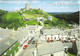 VIEW OF CORFE CASTLE AND VILLAGE, SWANAGE, DORSET, ENGLAND. UNUSED POSTCARD Am8 - Swanage