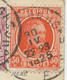 BELGIEN 1925 Albert I 15 U. 30C Von BRUGGE N ROTHERHAM, England AK, 30 C. (Mi-Nr. 177),   ABART: HUUYUUX Statt HOUYOUX - Sin Clasificación