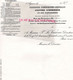 75 - PARIS -RARE LETTRE COMPAGNIE ASSURANCES GENERALES- P. LE VASSEUR- DIRECTEUR- 87 RUE RICHELIEU- - Bank & Versicherung