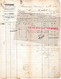 59-RAISMES VALENCIENNES-RARE FACTURE 1852- CLOUTERIES FERS TOLES- DUMONT-HOUBERT JEUNE CHARLEVILLE - Textile & Clothing