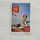 TUNISIA-(TUN-REF-TUN-22B)-GIRL IN CAR-(139)-(4631-065-6694-189)-(look From Out Side Card Barcode)-used Card - Tunesië
