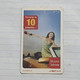 TUNISIA-(TUN-REF-TUN-22D)-GIRL IN CAR-(146)-(508-2002-889-7919)-(look From Out Side Card Barcode)-used Card - Tunesien