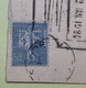 15931 -  Semeuse Perforé BFI  Banque Française Et Italienne Paris 1924 Sur Entier Postal Réponse Pour Allschwil Suisse - Andere & Zonder Classificatie