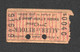 ANCIEN TICKET DE METRO PARIS  ALLER ET RETOUR 2EME CLASSE   C3343 - Europa