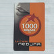 TUNISIA-(TUN-REF-TUN-305A)-nedjma-(190)-(6665-6732-271-821)-(look From Out Side Card Barcode)-used Card - Tunesië