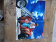 4/  POSTER JOHNNY HALLYDAY DANS UN TRIKE FACE A ET FACE B FREDERIC FRANCOIS ET LA 400 SUZUKI - Posters