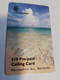 BERMUDA  $10,-  C&W  BERMUDA     HORSESHOE BAY    PREPAID CARD  Fine USED  **6528** - Bermudes