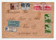 1937. KINGDOM OF YUGOSLAVIA,SLOVENIA,LJUBLJANA,TPO 2 LJUBLJANA-BEOGRAD,AIRMAIL,RECORDED COVER TO VIENNA,AUSTRIA COVER - Airmail