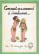 CALENDRIER 1960 JEAN EFFEL COMMENT ON A COMMENCE A S ENRHUMER EN 12 IMAGES DE JEAN EFFEL ADAM EVE AU PARADIS DIEU DIABLE - Grand Format : 1941-60