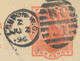 GB 1896 QV 1d Orangered Very Fine Postcard With Barred Duplex-cancel "LONDON-W.C. / W.C / 21" NEW LATEST DATE - Lettres & Documents