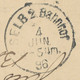 GB 1896 QV 1d Orangered Very Fine Postcard With Barred Duplex-cancel "LONDON-W.C. / W.C / 21" NEW LATEST DATE - Cartas & Documentos
