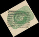 GB „159“ Scottish Numeral (GLASGOW 9 Bars) Cristal Clear Superb QV Half Penny Green Postal Stationery Wrapper To GOUROCK - Cartas & Documentos