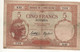 NEW  CALEDONIA   5  Francs  (  Helmeted Woman )  P36b  Signature Titles: "Président & Directeur Général" - Altri – Oceania