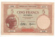 NEW  CALEDONIA   5  Francs  (  Helmeted Woman )  P36b  Signature Titles: "Président & Directeur Général" - Other - Oceania