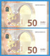 50 EURO SPAIN LAGARDE PAREJA VB-V019 UNC-FDS (D215) - 50 Euro