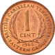 Monnaie, Etats Des Caraibes Orientales, Elizabeth II, Cent, 1965, SUP, Bronze - Caraibi Orientali (Stati Dei)