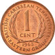 Monnaie, Etats Des Caraibes Orientales, Elizabeth II, Cent, 1965, SUP, Bronze - Caraïbes Orientales (Etats Des)