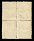 Occupazioni II Guerra Mondiale - Lubiana - 1941 - 1 Din (3Bb+3B Varietà Ga) In Quartina Con Soprastampa Obliqua - Co.C+C - Other & Unclassified