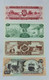 GUYANA 1 5 10 AND 20 DOLLARS 1978 SERIES 4 PIECES BANKNOTES SET UNCIRCULATED - Guyana