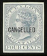 1872-80 4c Grey "PROOF", Imperf On Unwatermarked Thick Paper, As SG 121, Overprinted "CANCELLED", 4 Clear Margins, No Gu - Ceylon (...-1947)