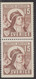 RELIGION HOLY MEN ST SAINT SANTA BIRGITTA BRIDGET BRIGIDA SWEDEN SUEDE SCHWEDEN 1941 Mi 288 Do/Du FACIT 335 BB MNH - Theologen