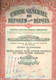 ACTION 1928  CAISSE GENERALE DES REPORTS Et DEPOTS (12 Coupons Dividende   (12.117) - Sin Clasificación