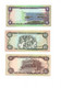 JAMAICA 1 2 5 10 20 50 AND 100 DOLLARS 1989-2007 SERIES7 PIECES BANKNOTES SET UNCIRCULATED - Jamaique