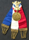 Epingle Médaille Souvenir Du Conseil De Révision Vive La Classe Rubans Lecomte - Sonstige & Ohne Zuordnung