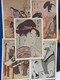 CPA Japon Nippon  -  JAPANESE GRAVURE - Utamaro - 10 Postcards Set - Big Lot 1958 - Andere & Zonder Classificatie