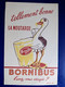 BUVARD PUBLICITAIRE  MOUTARDE  BORNIBUS - Moutardes