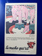 BUVARD PUBLICITAIRE  FROMAGE LA VACHE QUI RIT ILLUSTRATEUR  LUC MARIE BAYLE  SERIE LE CIRQUE - Moutardes