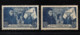 FRANCE 1943 -  Y.T. N° 583 X 2 NUANCES - NEUFS** - Unused Stamps
