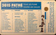 FRANCE  -  Cinécartes Pathé  - Coq Bleu  -  Fond Uni  -  SC4 AB - Kinokarten