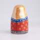 Delcampe - Thimble Big MATRYOSHKA DOLL Nesting Red Solid Porcelain Russian Ethnic Souvenir - Thimbles