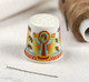 Thimble MAMMOTH Russian FAR NORTH Northerner Solid Porcelain Ethnic Souvenir - Dedales