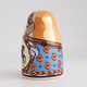 Delcampe - Thimble Big MATRYOSHKA DOLL Horse Nesting Porcelain Russian Ethnic Souvenir - Dés à Coudre