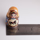 Delcampe - Thimble Big MATRYOSHKA DOLL Horse Nesting Porcelain Russian Ethnic Souvenir - Dés à Coudre