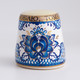 Thimble GZHEL Blue Floral Pattern Style Solid Porcelain Russian Ethnic Souvenir - Dedales