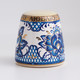 Thimble GZHEL Blue Floral Pattern Style Solid Porcelain Russian Ethnic Souvenir - Dedales