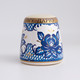 Delcampe - Thimble GZHEL Blue Floral Pattern Style Solid Porcelain Russian Ethnic Souvenir - Dedales