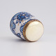 Delcampe - Thimble GZHEL Blue Floral Pattern Style Solid Porcelain Russian Ethnic Souvenir - Dedales