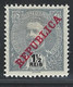 Portuguese India 1911 D. Carlos I Republica Condition MH OG Mundifil #201 - Portuguese India