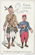 L3- GUERRE 1914 ILLUSTRATEUR ENTENTE CORDIALE LES FRANCAIS ONT TOUJOURS AIME LE JUPON -  (2 SCANS) - Humour