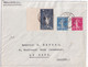 1938 - YVERT N°352 Sur ENVELOPPE De LAVAL GARE (MAYENNE) - Storia Postale