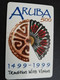 ARUBA CHIP  CARD   AFL 7,50   ARUBA 500 YEAR  DATE 01.99   Fine Used Card  **6599** - Aruba